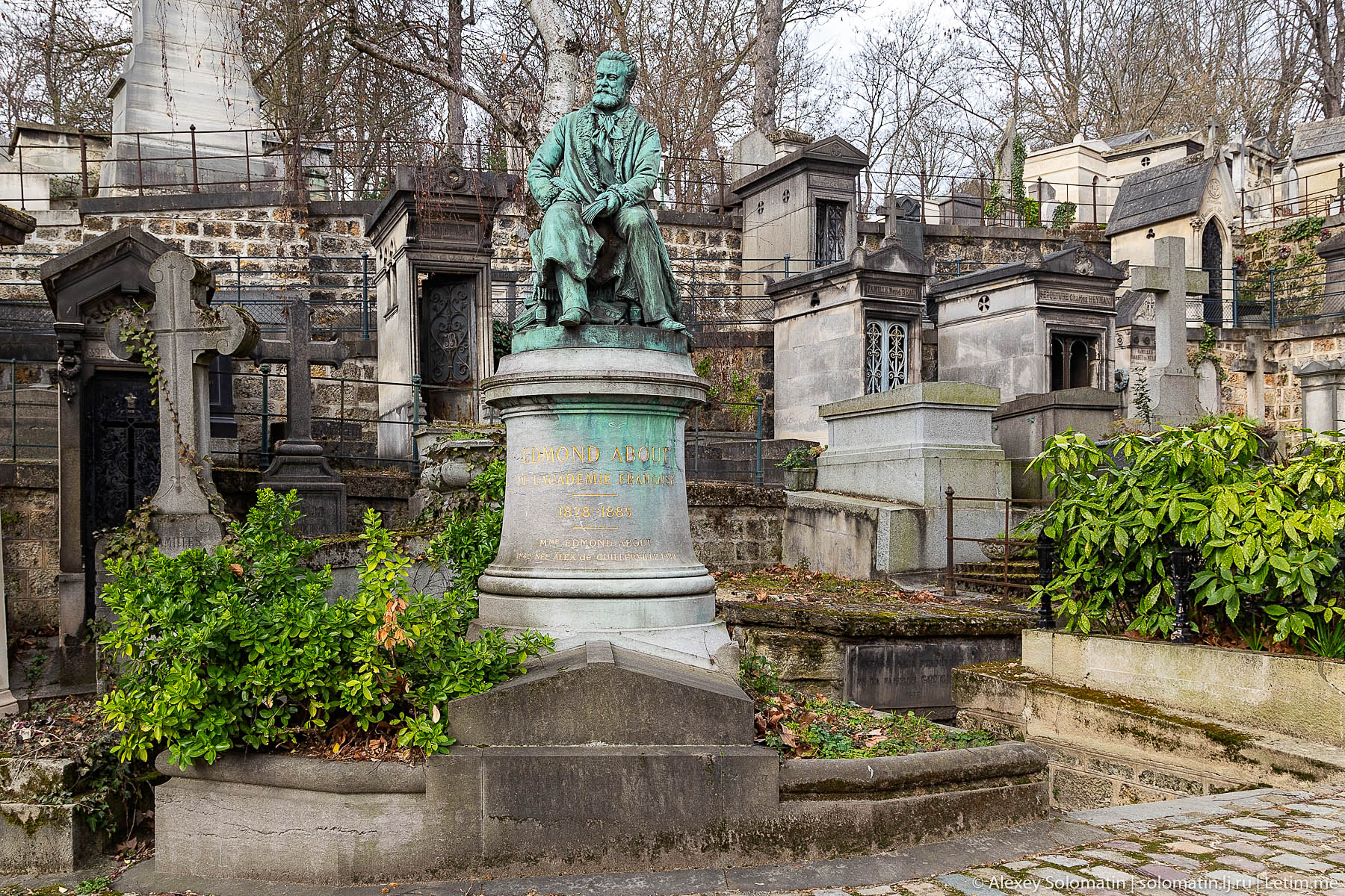 Кладбище в Париже пер Лашез